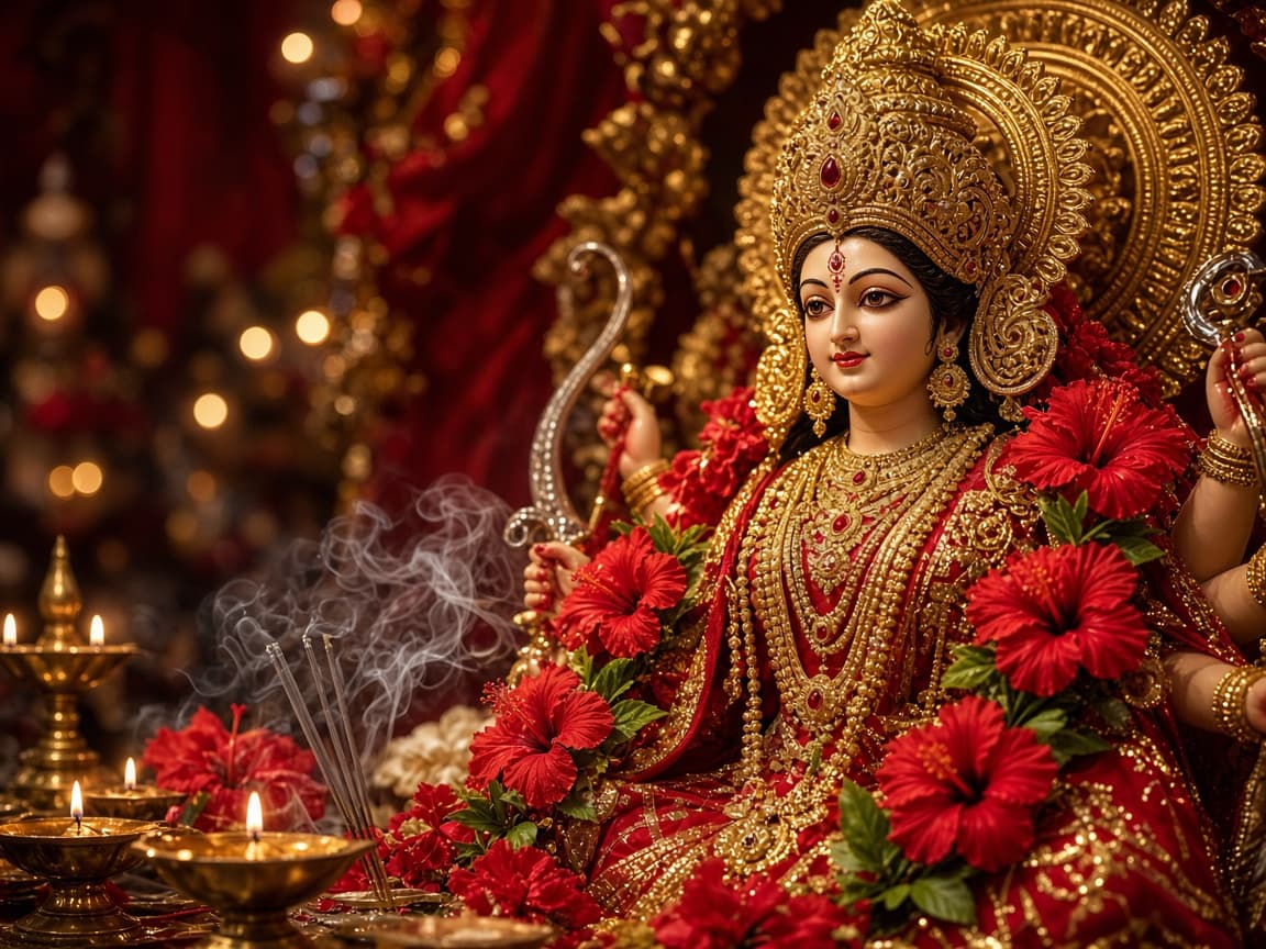 Navratri Durga Puja for Upcoming — book verified Pandit Ji at home
